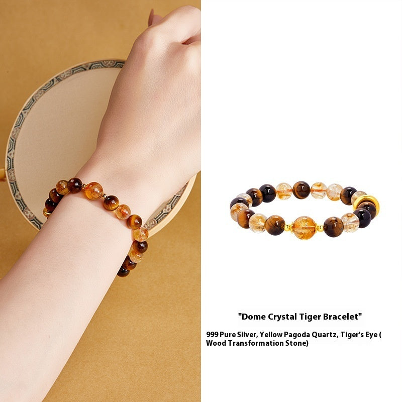 Svssy Golden Tiger Eye Bracelet