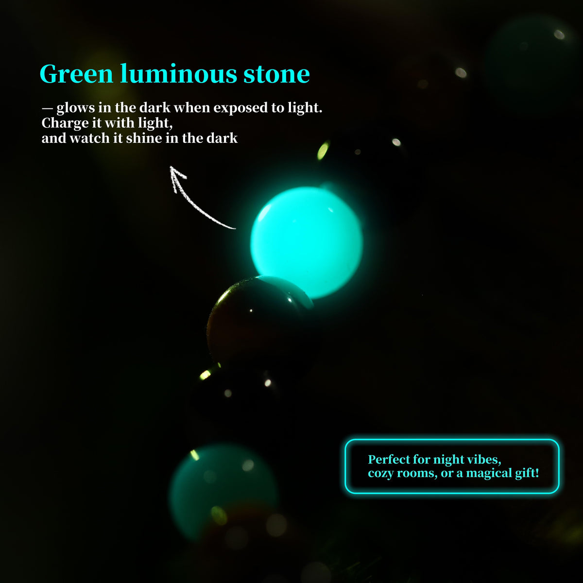 Svssy Luminous Aura Beaded Bracelet