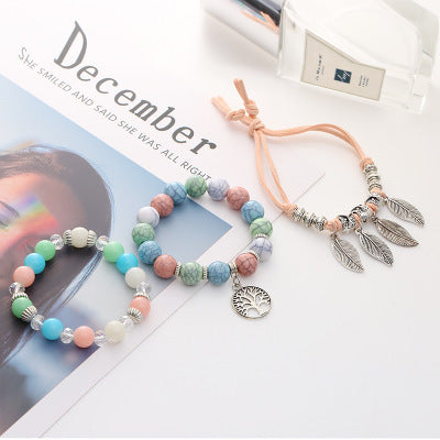 Svssy Boho Bloom Charm Bracelet
