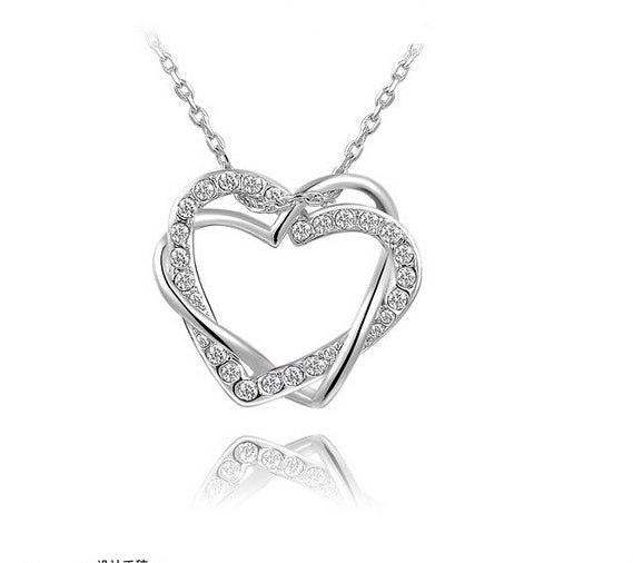 Svssy Double Heart Sparkle Jewelry Collection