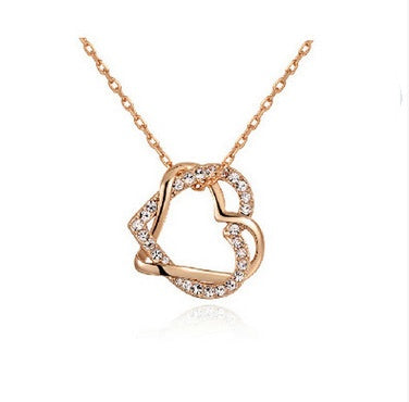 Svssy Double Heart Sparkle Jewelry Collection