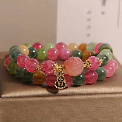 Svssy Rainbow Harmony Beaded Bracelet