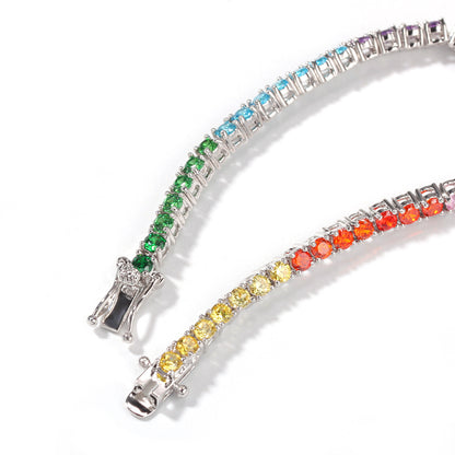 Svssy Rainbow Radiance Tennis Bracelet
