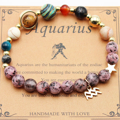 Svssy Celestial Aura Zodiac Bracelet Collection