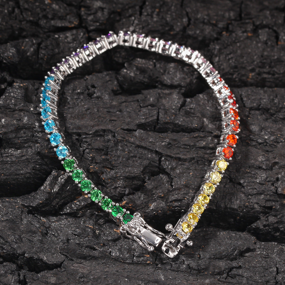 Svssy Rainbow Radiance Tennis Bracelet