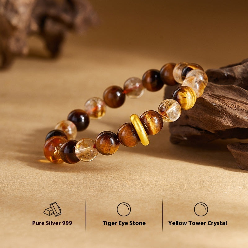 Svssy Golden Tiger Eye Bracelet