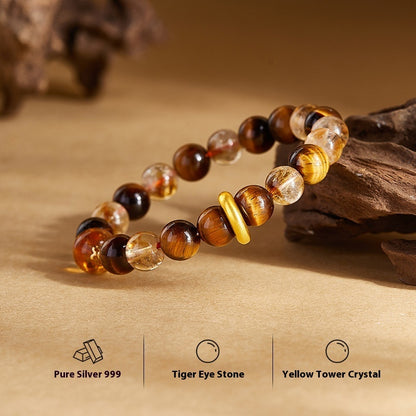 Svssy Golden Tiger Eye Bracelet