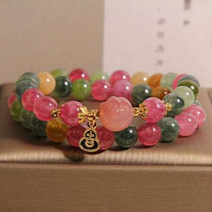 Svssy Rainbow Harmony Beaded Bracelet