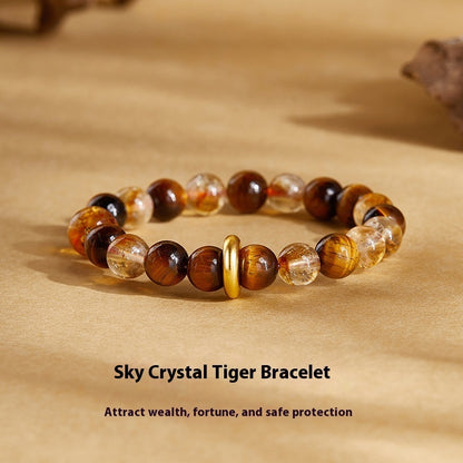 Svssy Golden Tiger Eye Bracelet